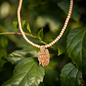 Shri Radha Krishan Locket Tulsi Khanti Mala