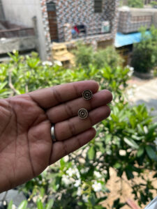 Round Shape Tulsi Earrings