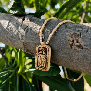Shri Ji Charan Big Size Pure Tulsi Locket Mala