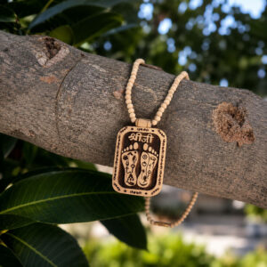 Shri Ji Charan Big Size Pure Tulsi Locket Mala