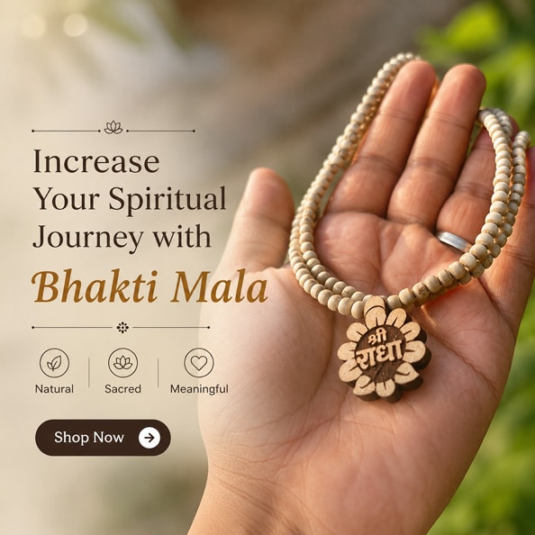Tulsi ki mala handcrafted devotional necklace